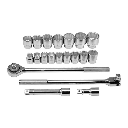 Jeu de douilles métriques jumbo 3/4 po, 20 pièces - PITTSBURGH
