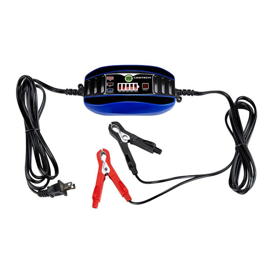 Chargeur de batterie automatique contrôlé par microprocesseur 6 V/12 V 2 ampères à 3 étapes - sosoutils