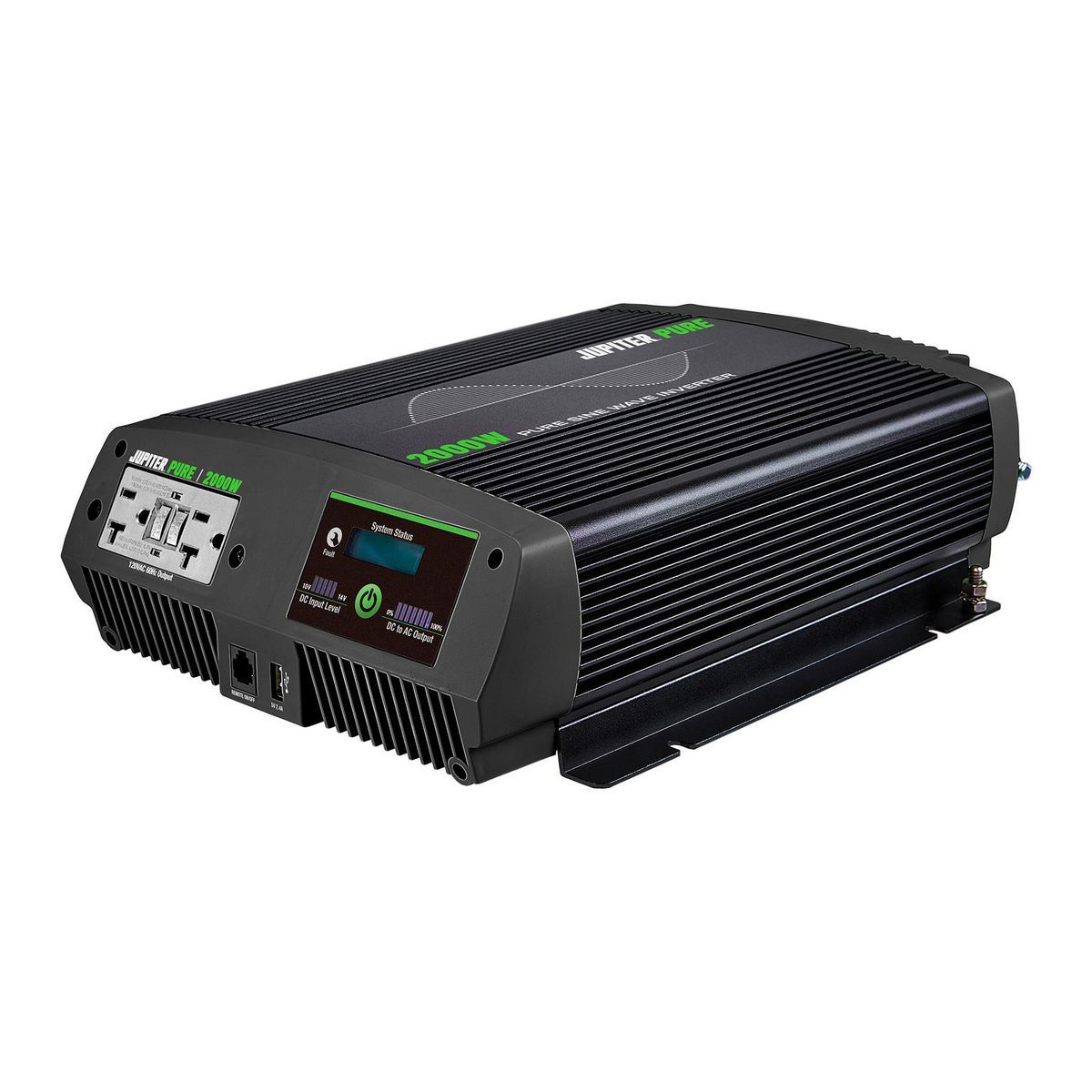 Onduleur à onde sinusoïdale pure continue/4 000 watts en crête de 2 000 watts - sosoutils