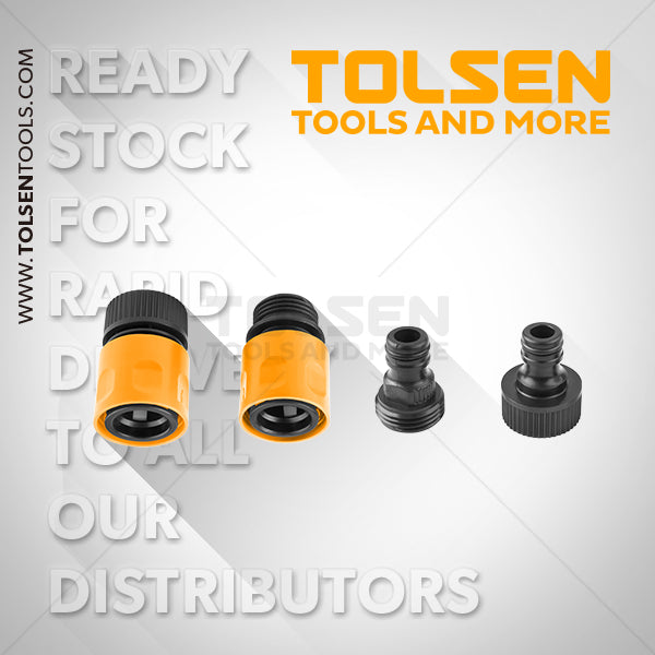 Connecteur rapide pour boyau d'arrosage 3/4 - TOLSEN - sosoutils