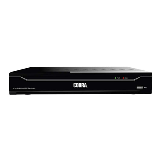 8-Channel Surveillance DVR with 4 HD Cameras and COBRA Mobile Surveillance Capabilities