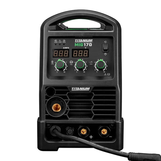 Professional MIG 170 welder with 120/240 volt Titanium input