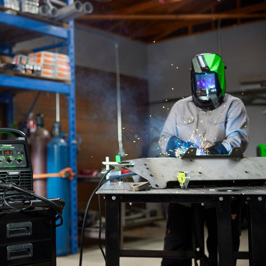 9.3 in² Auto-Darkening Welding Helmet - Titanium