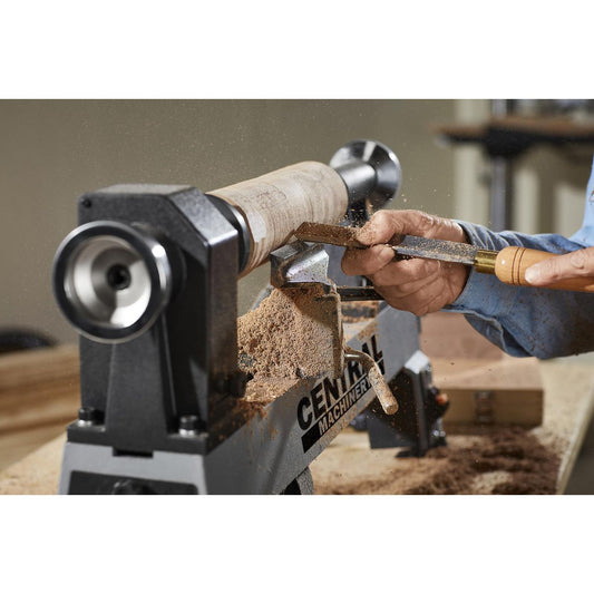 10" x 18" Benchtop Wood Lathe, 5 Speeds, 1/2 HP - CENTRAL MACHINERY