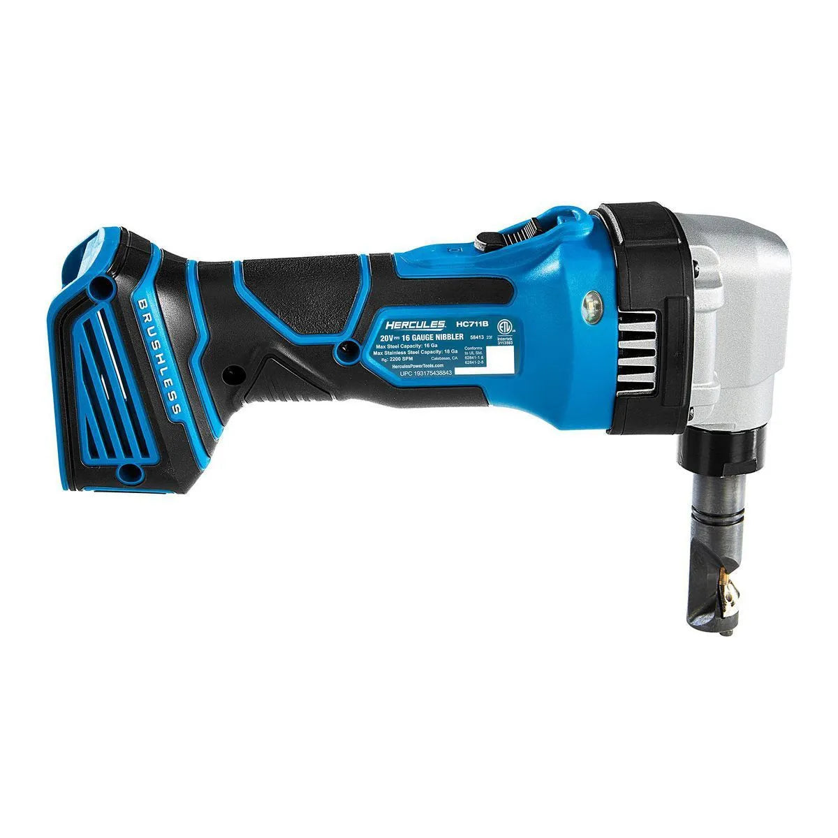 Grignoteuse sans fil HERCULES 20 V, calibre 16 - Outil uniquement