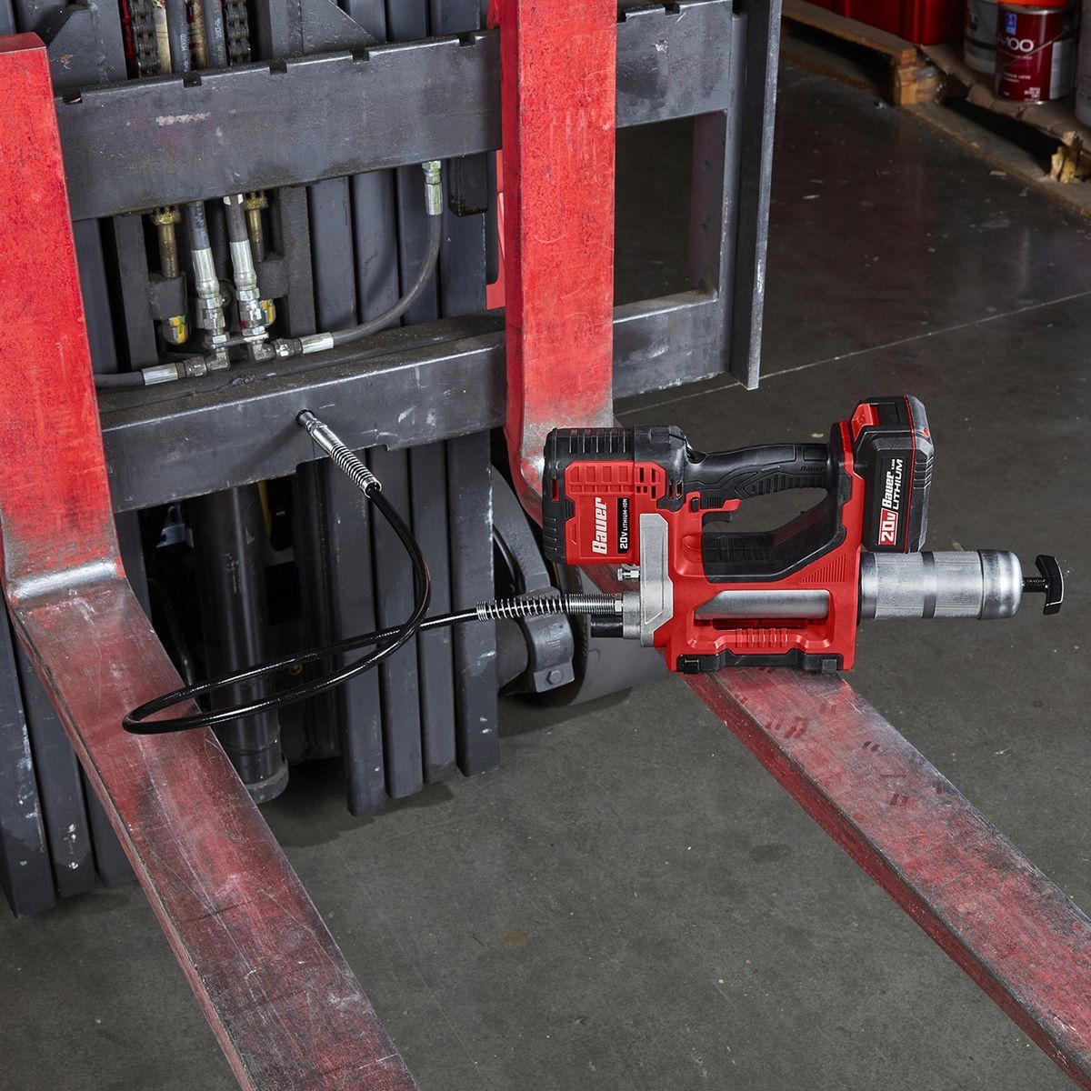 Pistolet à graisse 20V lithium BAUER - Outils seul - sosoutils