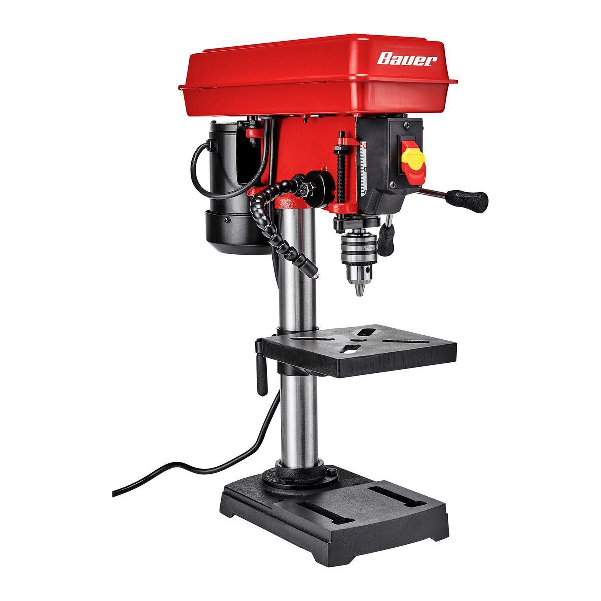 Perceuse à colonne d'établi BAUER de 8 po, 5 vitesses, avec éclairage LED