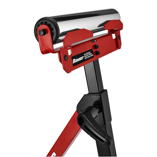 Support à rouleaux réglable d'une capacité de 250 lb avec guide de bord BAUER - sosoutils