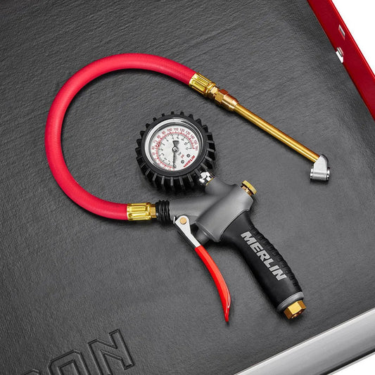 Gonfleur à poignée pistolet avec manomètre analogique - MERLIN