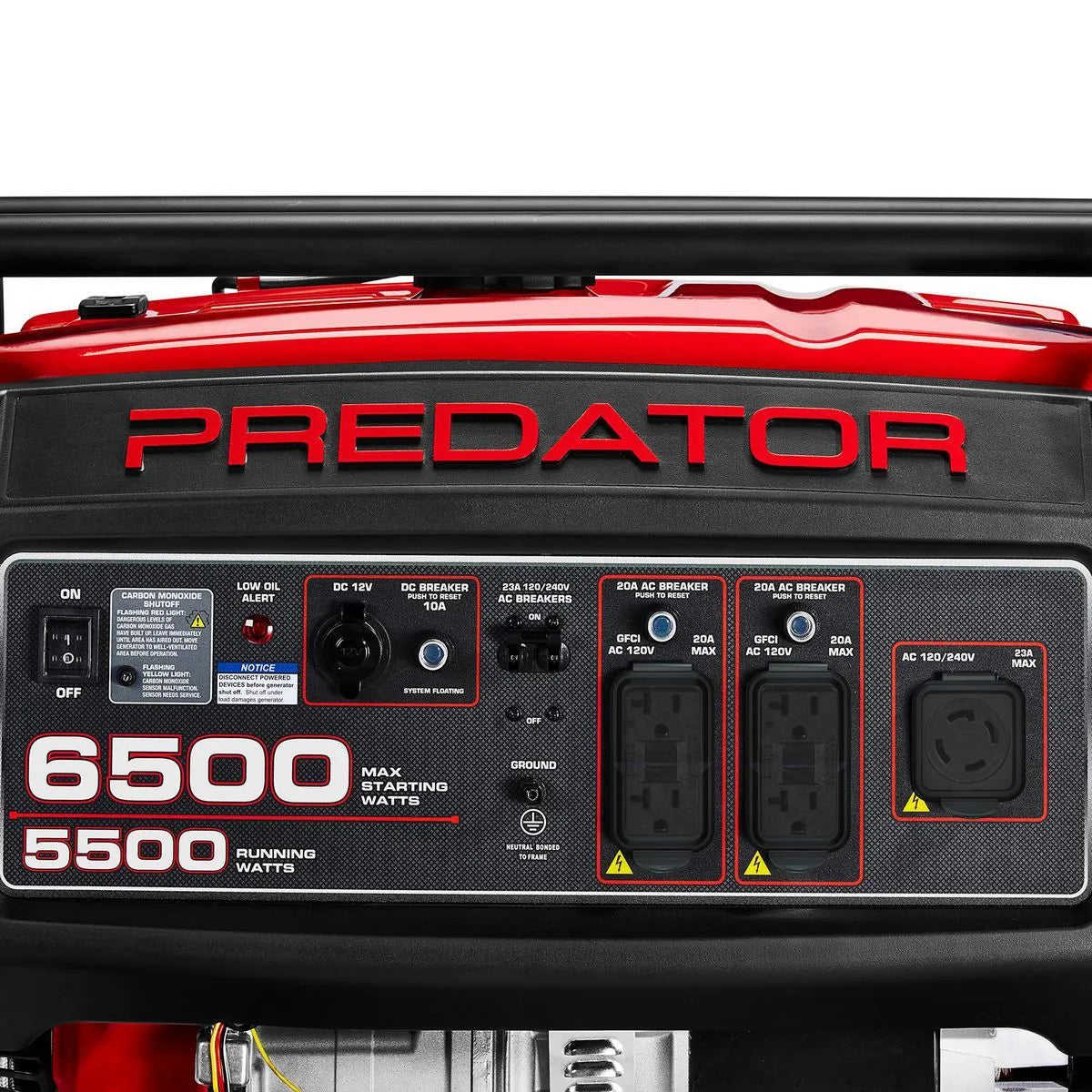 5500/6500W, 10 HP (301cc) Generator - Predator