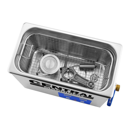 Nettoyeur de pièces à ultrasons de 6 litres CENTRAL MACHINE - sosoutils