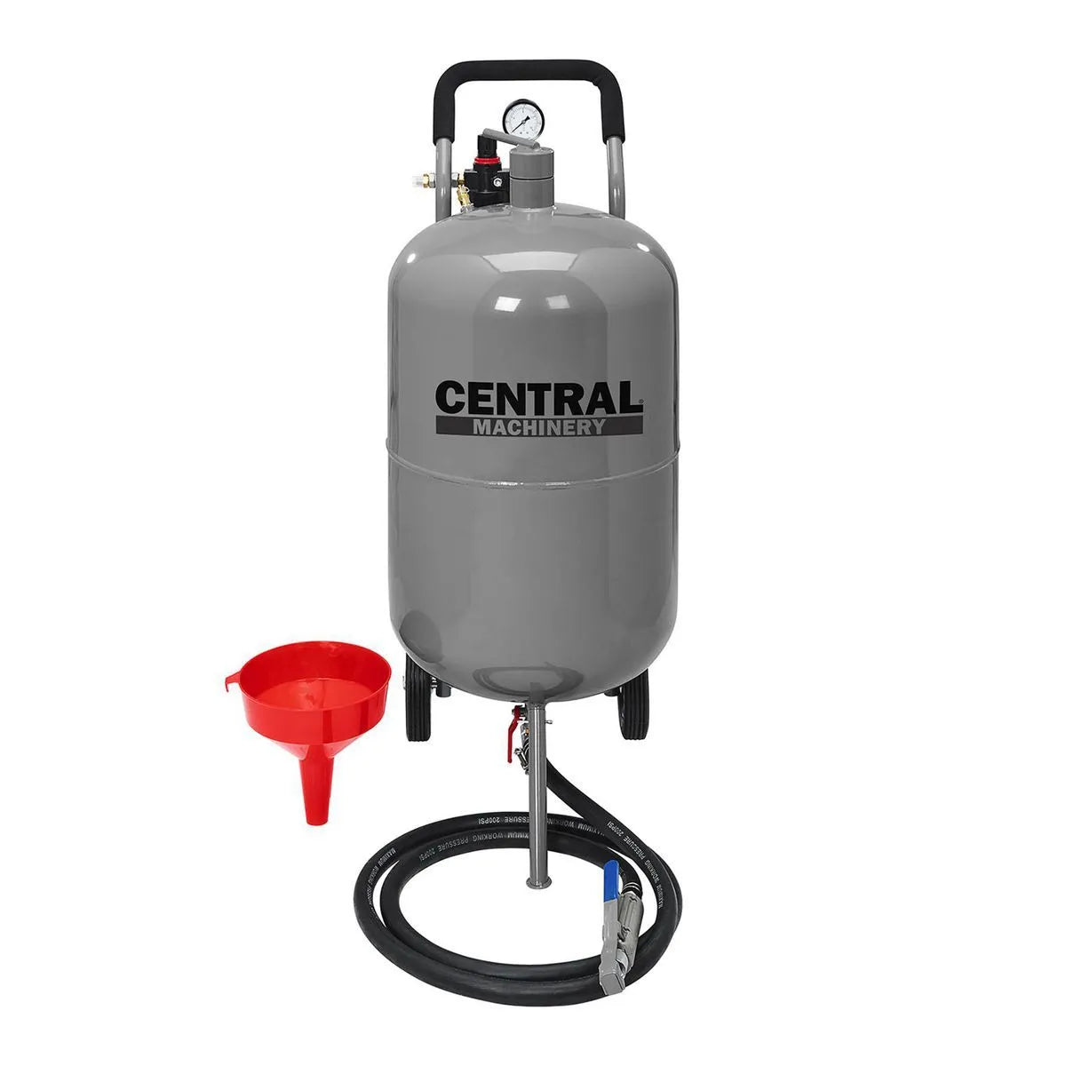 110 lb Pressurized Abrasive Blaster - Central Pneumatic