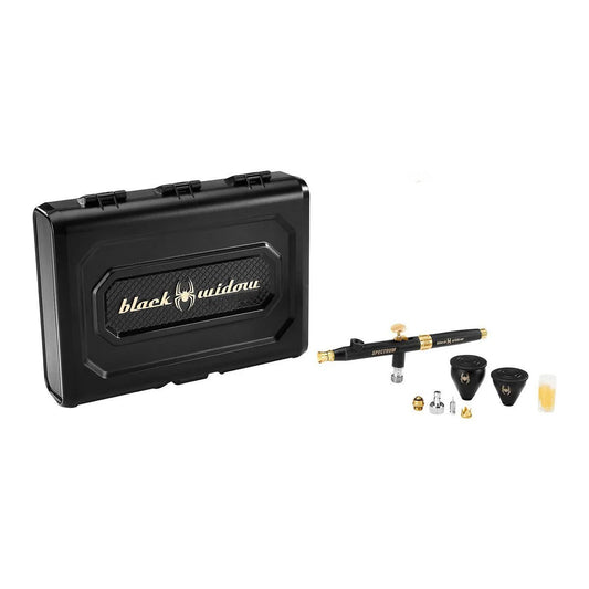 BLACK WIDOW DE SPECTRUM 0,3 mm, 0,5 mm Aérographe à alimentation par gravité à double action