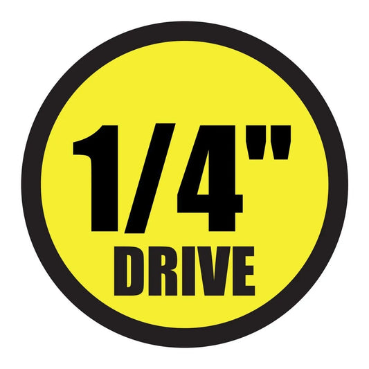 Douille profonde haute visibilité, entraînement 1/4 po, SAE, 10 pièces. - PITTSBURGH PRO