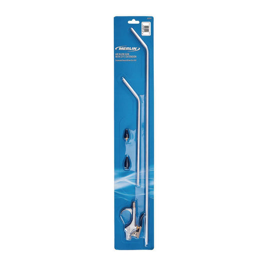 5-piece compressed air gun with extensions - MERLIN