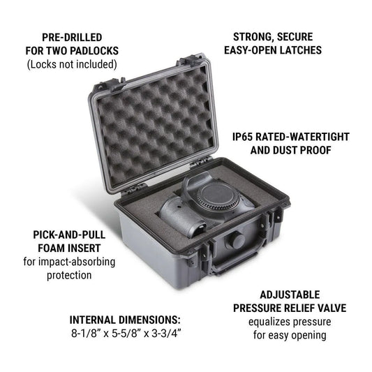 Étui de protection résistant aux intempéries 1800, petit, noir - APACHE