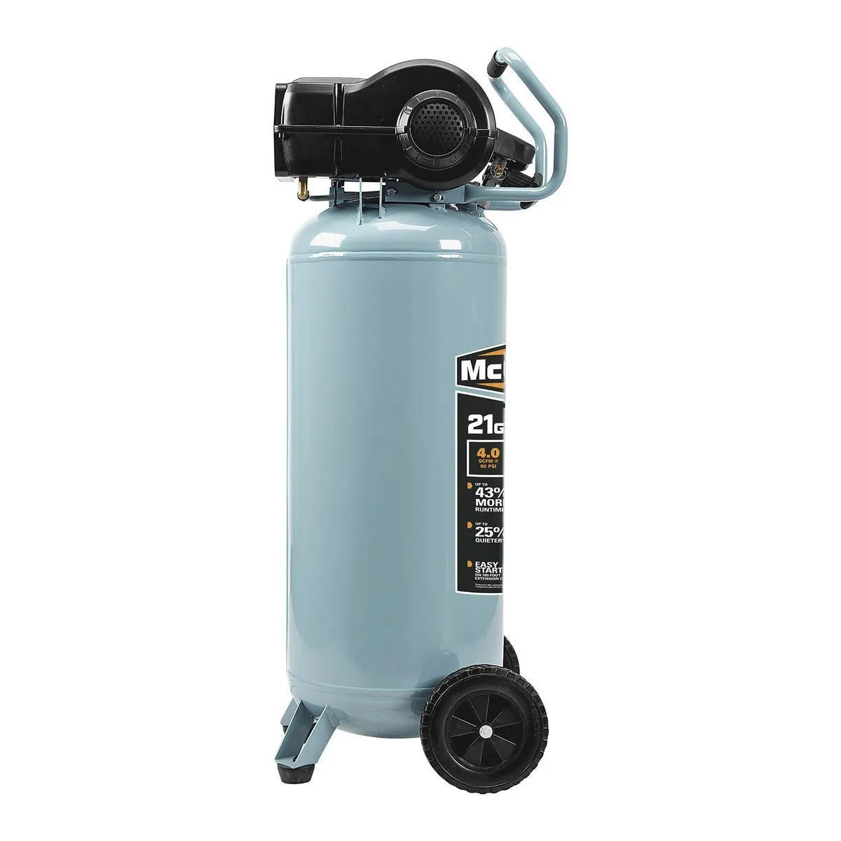 McGraw 21 Gallon 1.5 HP 175 PSI Oil Free Vertical Air Compressor