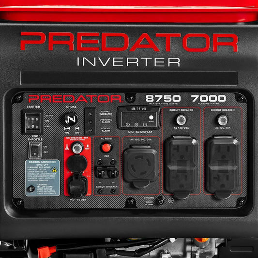 8750 Watt Inverter Generator - PREDATOR