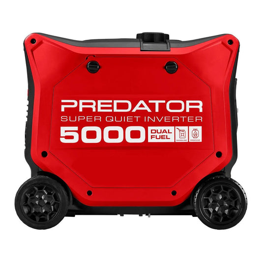 5000W Ultra-Quiet Inverter Generator "DUAL FUEL" Propane/Gasoline - Predator