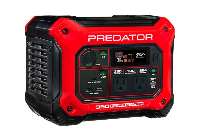 Station d’alimentation PREDATOR de 350 watts, capacité de 294 Wh