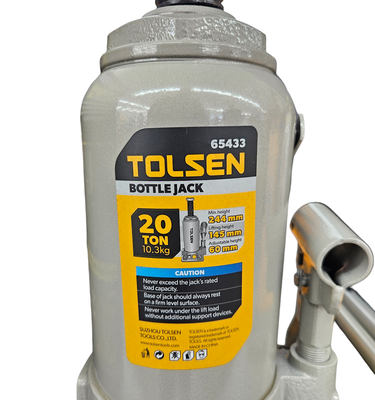 Cric-bouteille 20 tonnes - TOLSEN - sosoutils