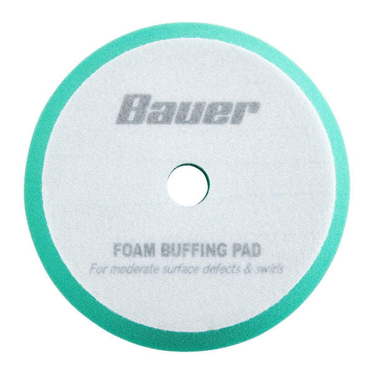 Tampon de polissage en mousse moyennement grossier de 6 Po - Vert, BAUER - sosoutils