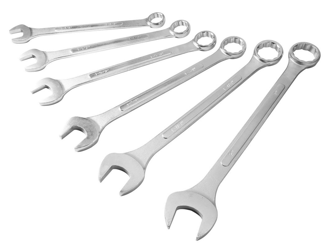 Ensemble de 6 clées combinée JUMBO, SAE - TOLSEN - sosoutils