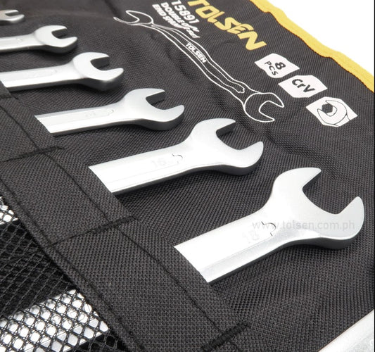 Ensemble de 8 clés à doubles ouverture METRIQUE - TOLSEN - sosoutils