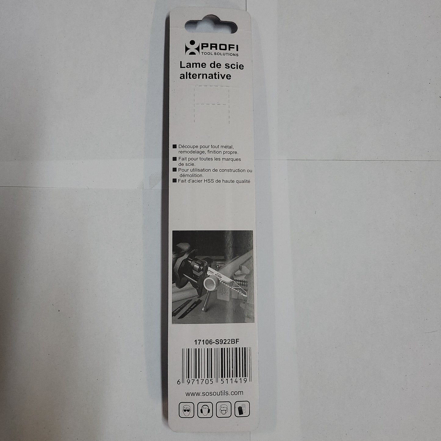 Lame de scie alternative bi-métal 14 TPI, 6 Po -PROFI - sosoutils