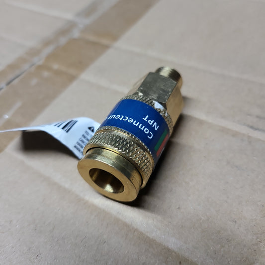 Connecteur à air en brass 1/4 Femelle à 1/4 NPT Mâle-OPTIMA - sosoutils