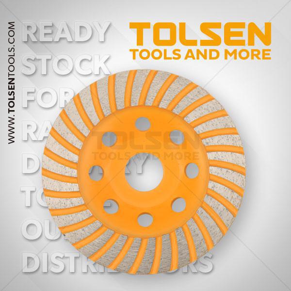 Meule diamant Turbocup 4 1/2 po. TOLSEN - sosoutils