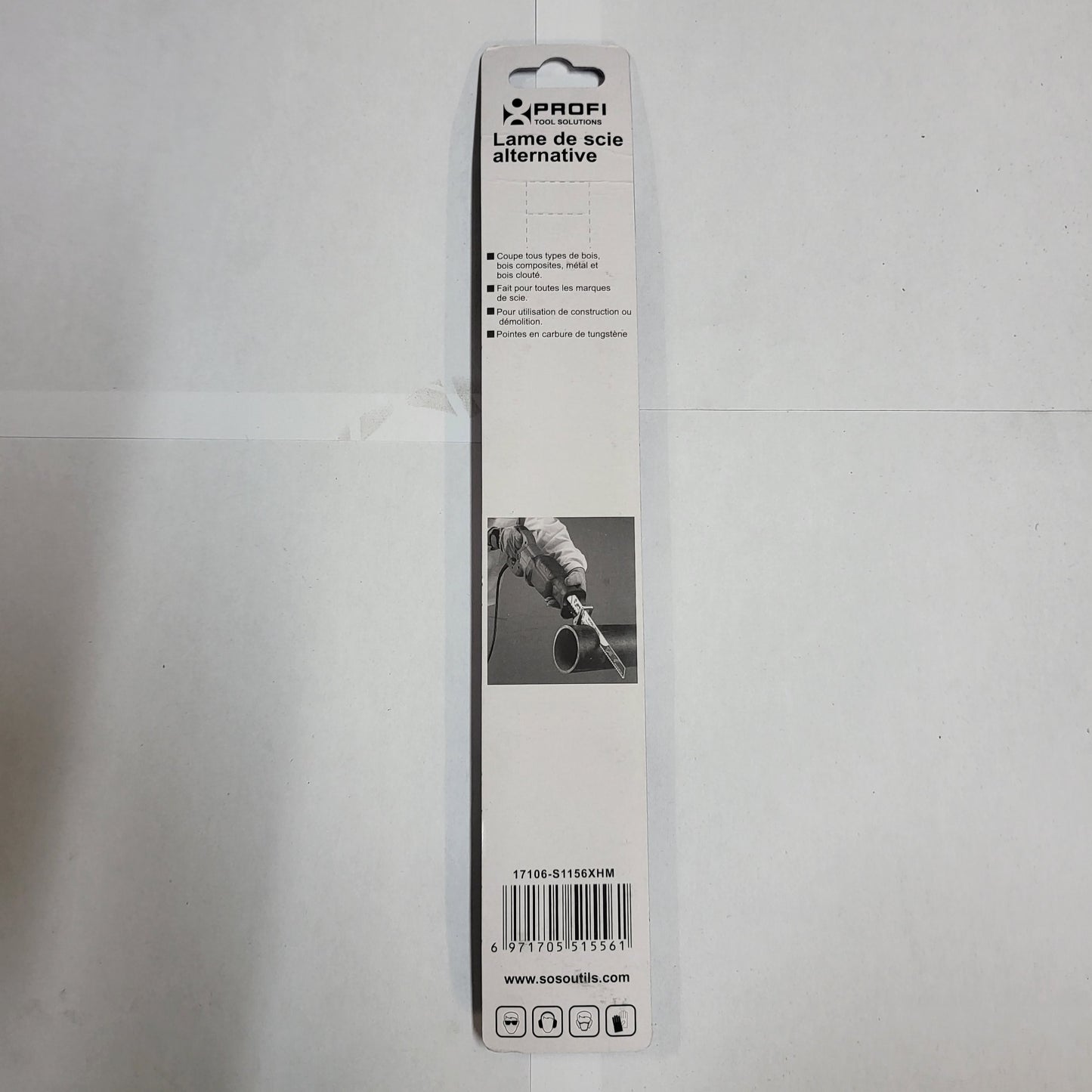 Lame de scie alternative au carbure 6-8 TPI, 9 Po -PROFI - sosoutils