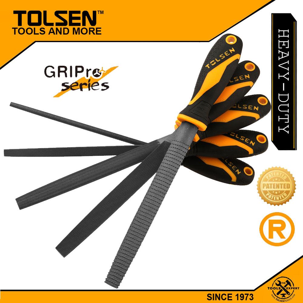 Jeu de limes 5 pièces TOLSEN - sosoutils