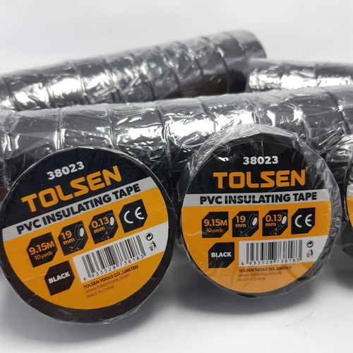 Ruban électrique (Noir) 10 mètres paquet de 10 - sosoutils