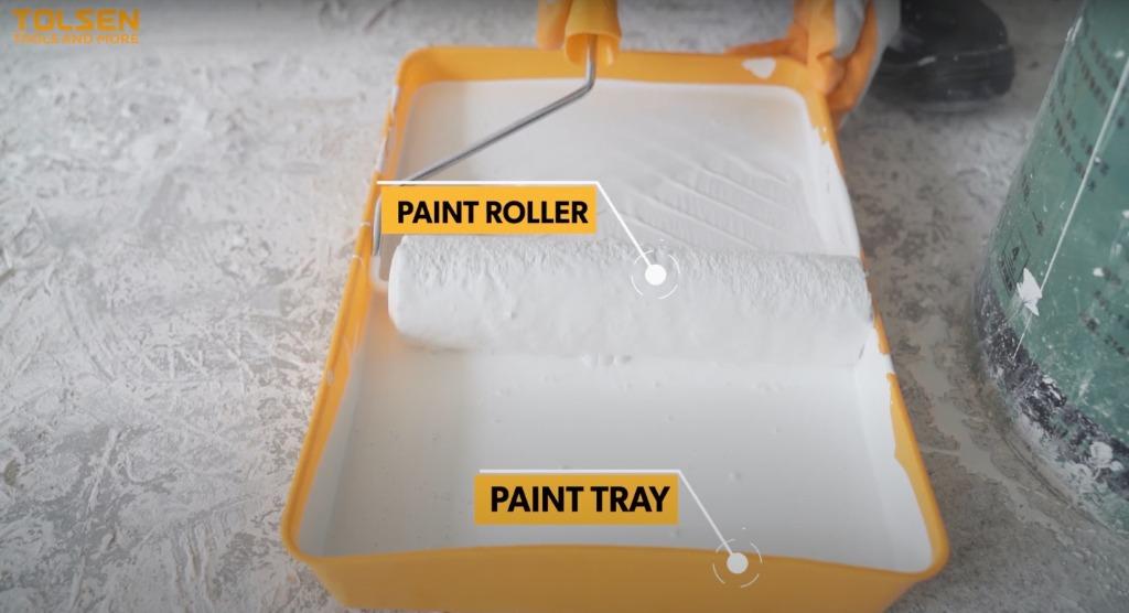 Ensemble de rouleau de peinture et panne 9 pouces TOLSEN - sosoutils