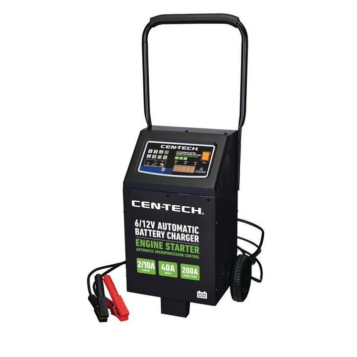 Chargeur 2-10-40A et aide démarrage 100-200A 12V, Cen-tech - sosoutils