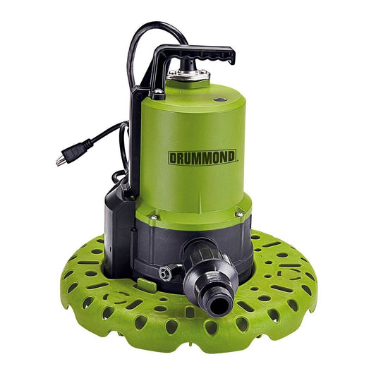 Pompe utilitaire submersible 1/4 HP automatique et sans souci DRUMMOND - sosoutils