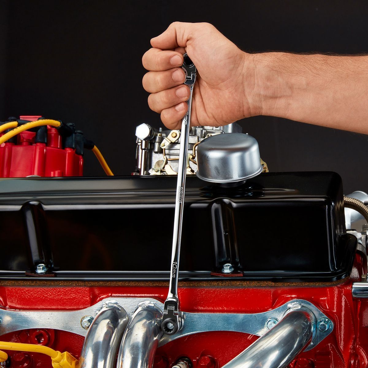 Jeu de clés à cliquet flexibles à double boîte extra longues, 5 pièces ICON - sosoutils