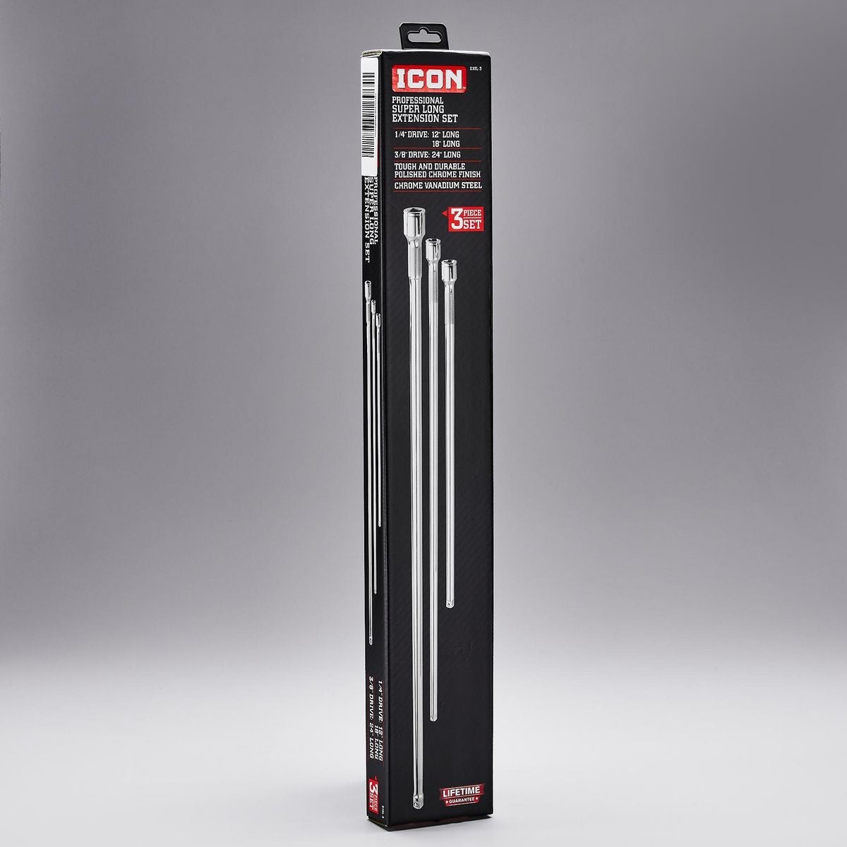 Ensemble professionnel d'extensions super longues, 3 pièces ICON - sosoutils