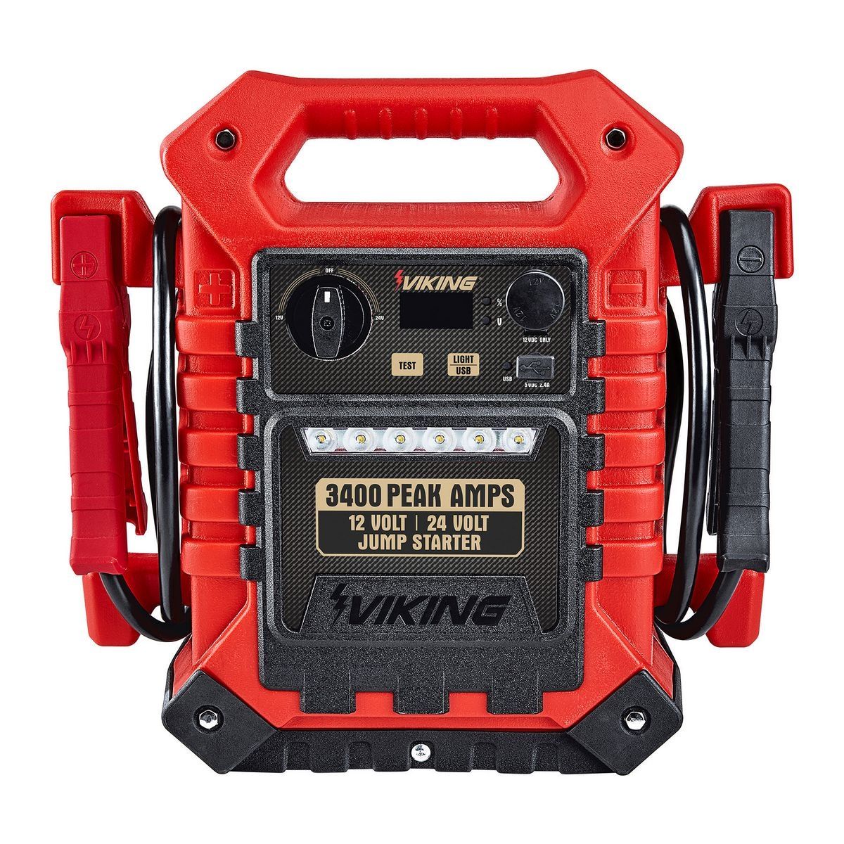 Démarreur portable et bloc d'alimentation 3400 peak amp pro VIKING - sosoutils