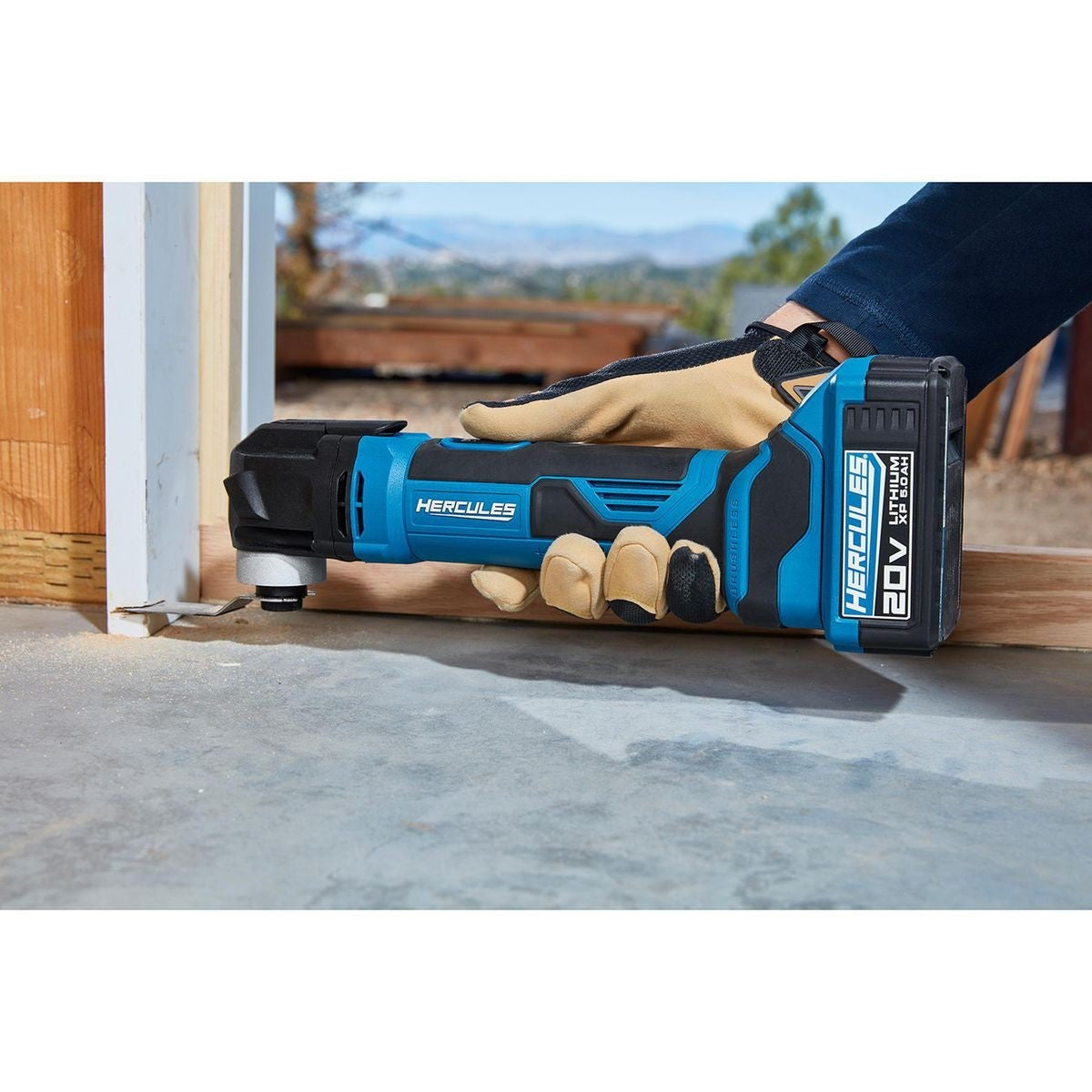 Outil multifonction oscillant sana balai au lithium-ion 20v - Outil Uniquement HERCULES - sosoutils