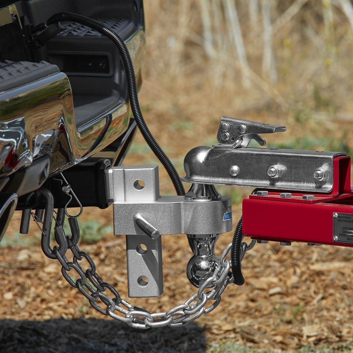 Attelage en aluminium réglable à 2 boules, chute de 6 po / élévation de 6 po HAUL-MASTER - sosoutils