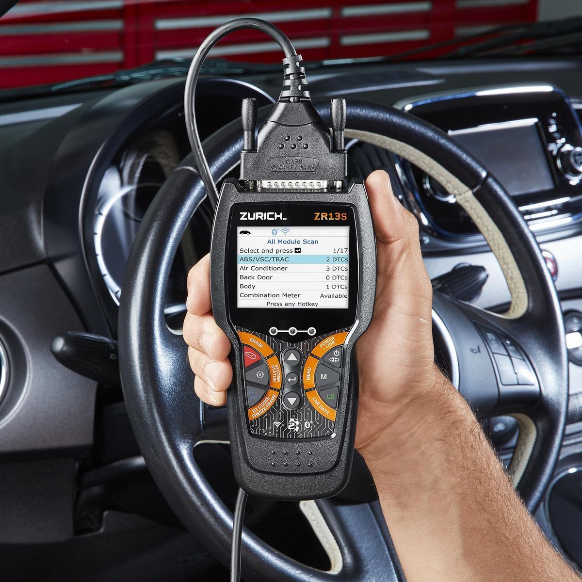 Lecteur de code ZR13s OBD2 avec ABS/SRS/FIXASSIST ZURICH - sosoutils