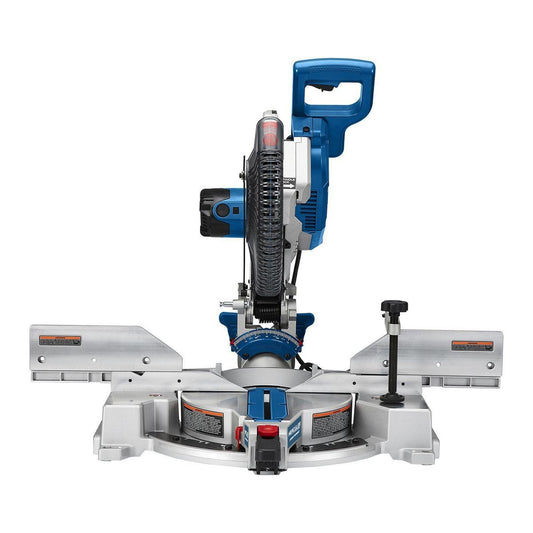 Scie à onglets composés à double biseau de 12 po avec guide d'ombre à DEL de précision-HERCULE - sosoutils