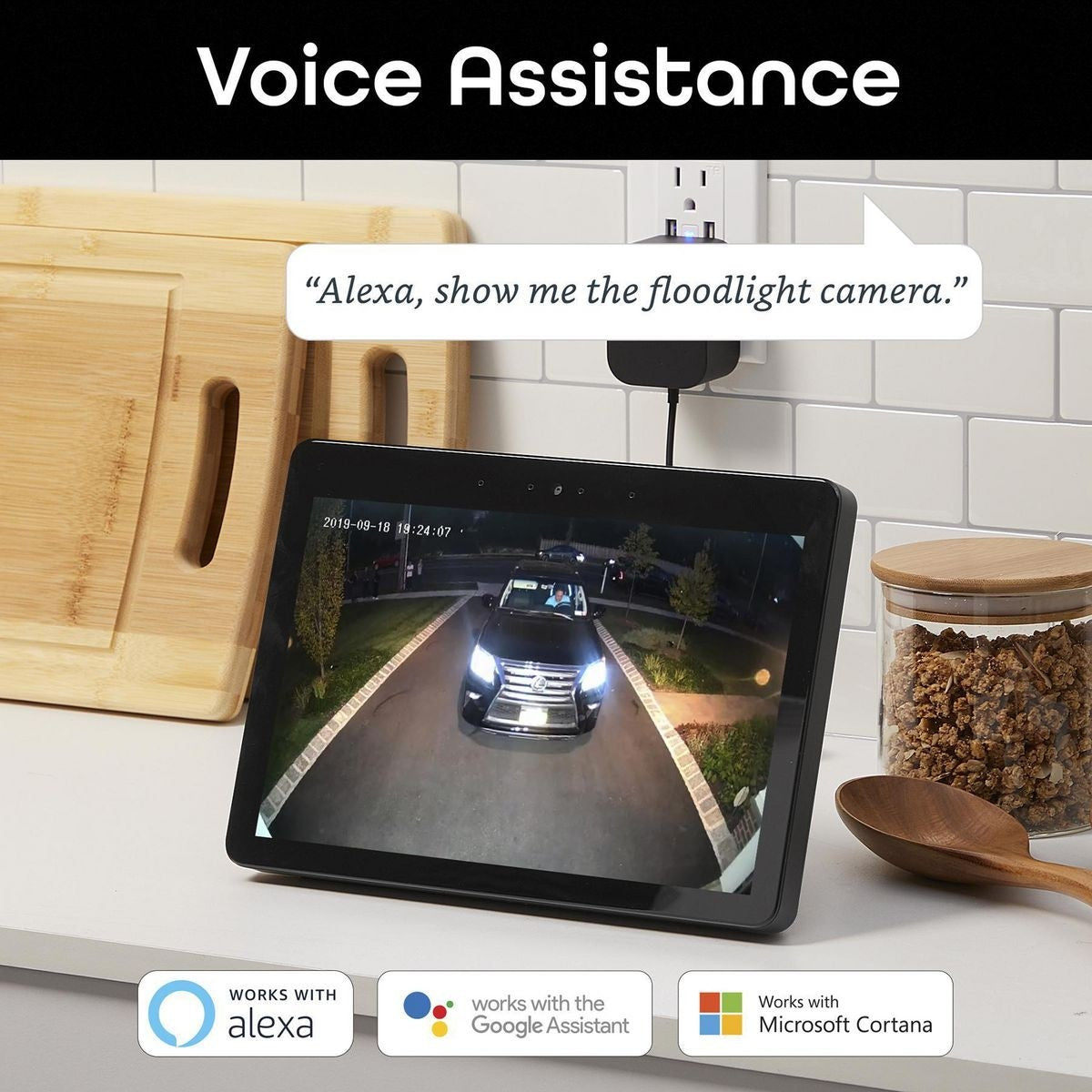 Caméra de sécurité lumière DEL à détection de mouvement SENTRY 1080p - GEENI - sosoutils
