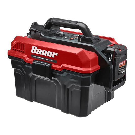 Aspirateur sec/humide sans fil 20 V 3-1/2 gallons – outil seulement BAUER - sosoutils
