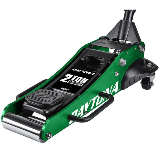 Cric de plancher en aluminium de 2 tonnes de la série Professional Racing avec POMPE RAPIDE - sosoutils