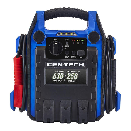 Bloc d'alimentation 630A de crête et compresseur intégré-CEN-TECH - sosoutils