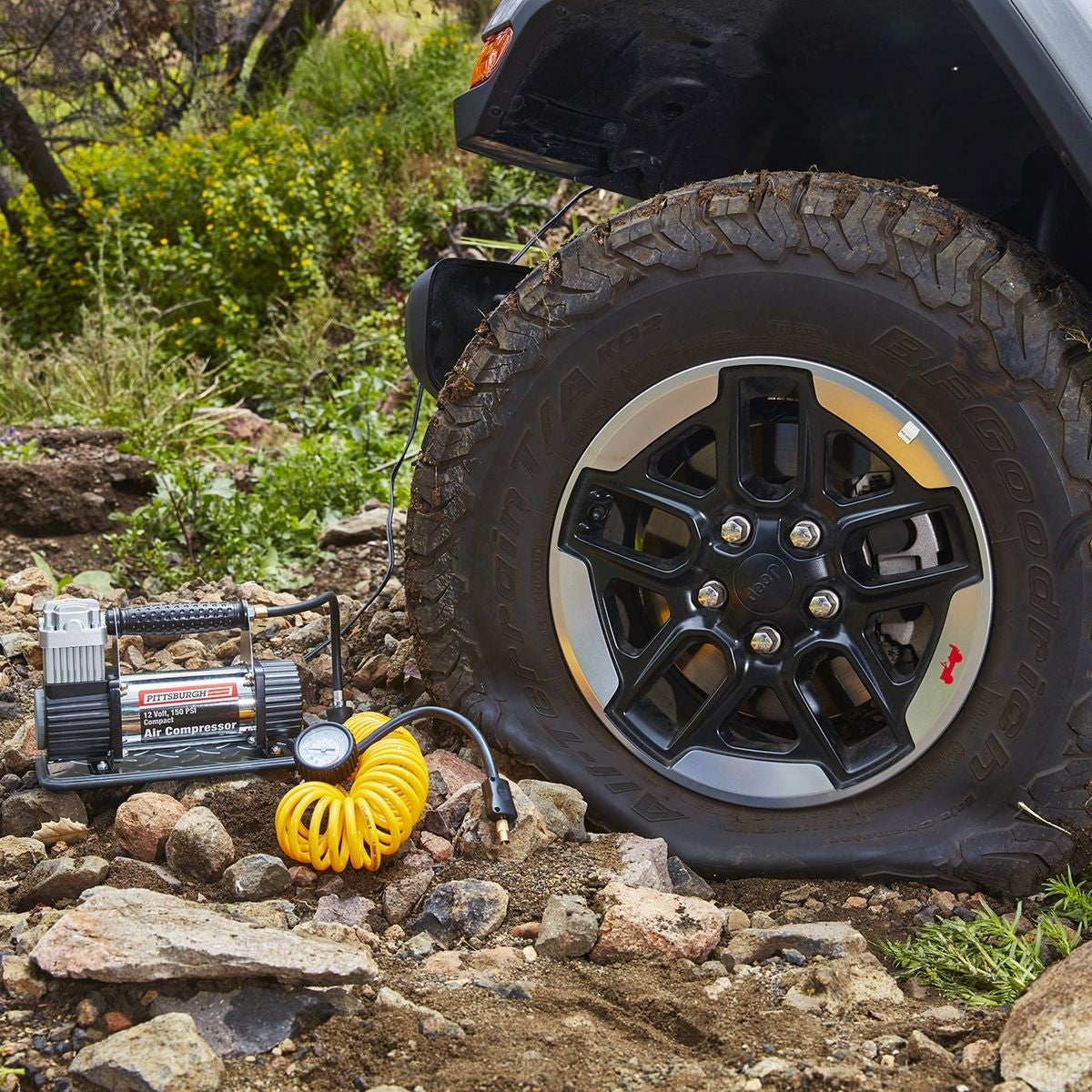 Compresseur à air compacte 12 volt 150 psi PITTSBURGH - sosoutils