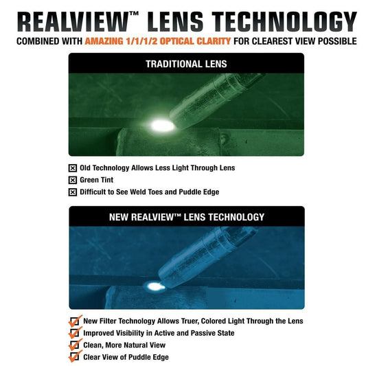 Masque à souder Vulcan ArcSafe ™ à assombrissement automatique - sosoutils